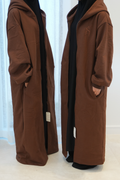 Sirat Oversized Jacket | Dark Chocolate