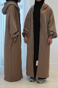 Sirat Oversized Jacket | Nude